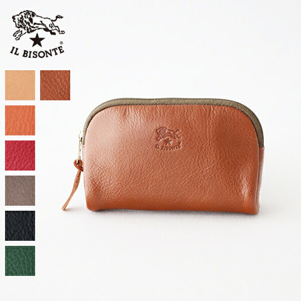 イルビゾンテ なめし革 合財袋 (54182304195) Leather Pouch IL BISONTE(小物) *貨物輸送無料*【信用販売決済不可】*