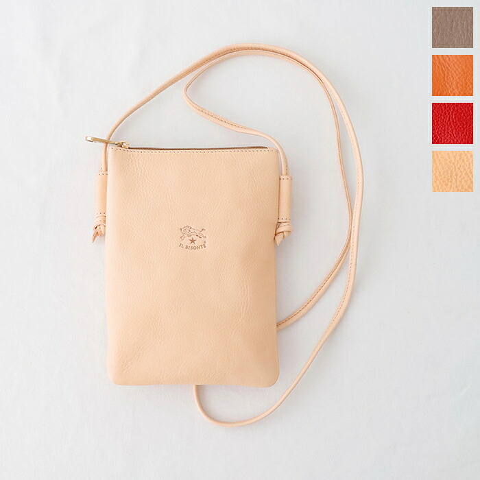 イルビゾンテ クロスボディバッグ (54192305210) Leather Shoulder Bag IL BISONTE(バッグ) *送料無料* 【後払い決済不可】 *