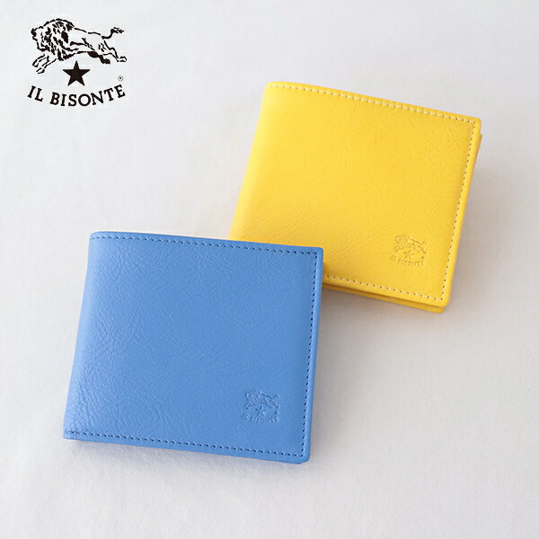 イルビゾンテ 2つ折りウォレット (54242306041) Leather Wallet IL BISONTE(財布) *送料無料*【後払い決済不可】*|PLUS USP