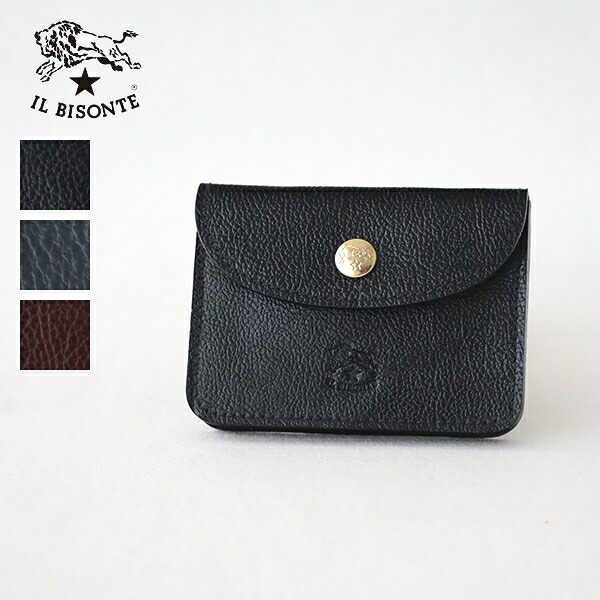 イル ビゾンテ カードケース (54212309193) Leather Card Case IL BISONTE(小物) *送料無料*【後払い決済不可】*｜PLUS USP 14,586円