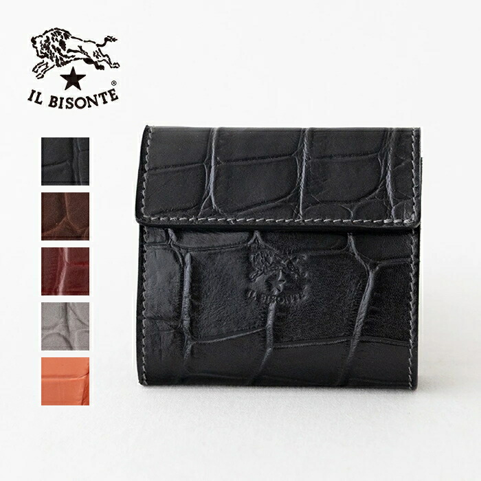 イルビゾンテ ウォレット (54202313440) Leather Wallet IL BISONTE(財布) *送料無料* 【後払い決済不可】 *
