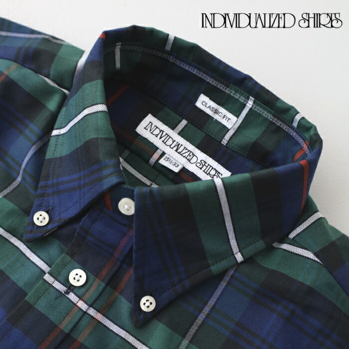 インディビジュアライズドシャツ TARTAN OXFORDS SCOTTISH CLASSIC FIT SHIRTS (I70MOP) INDIVIDUALIZED SHIRTS(メンズ) *送料無料* 【後払い決済不可】 【ポイント10倍】ポイントアップ 4/17 14:00～4/24 1:59