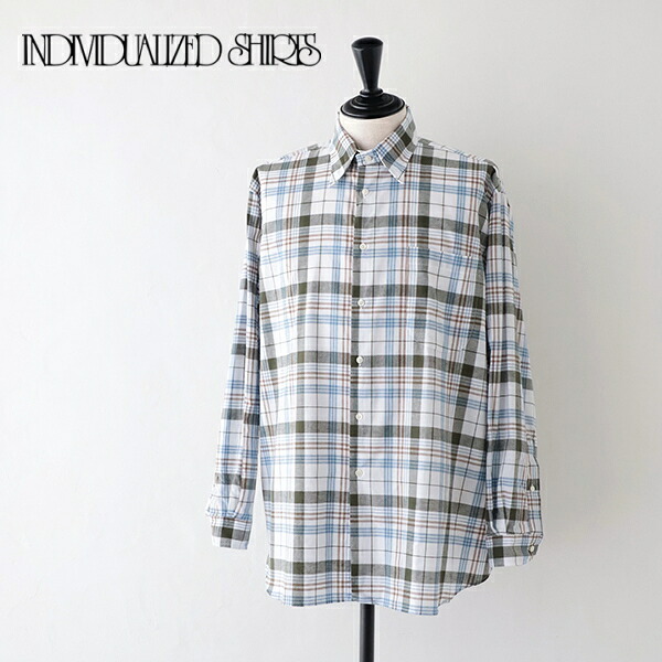 インディビジュアライズドシャツ COTTON LINE CABANA SHIRT (F01MLP) INDIVIDUALIZED SHIRTS(メンズ) *送料無料*【後払い決済不可】【ポイント10倍】ポイントアップ 7/21 12:00～7/26 1:59｜PLUS USP 27,720円
