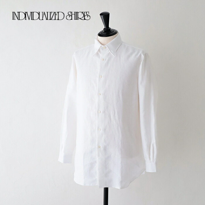 インディビジュアライズドシャツ 別注 リネンカバナシャツ (F81WLO-M) 別注 LINEN CABANA SHIRT INDIVIDUALIZED SHIRTS(メンズ) *送料無料* 【後払い決済不可】 【ポイント10倍】ポイントアップ 4/17 14:00～4/24 1:59