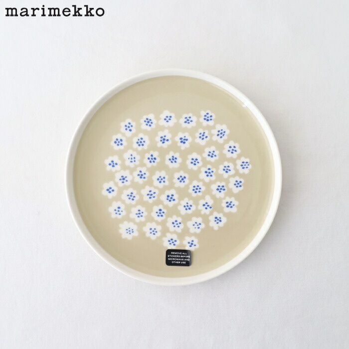 【楽天市場】マリメッコ 【日本限定】Puketti プレート 20cm (52239472604) Puketti plate 20cm marimekko(小物) *送料無料*【後払い決済