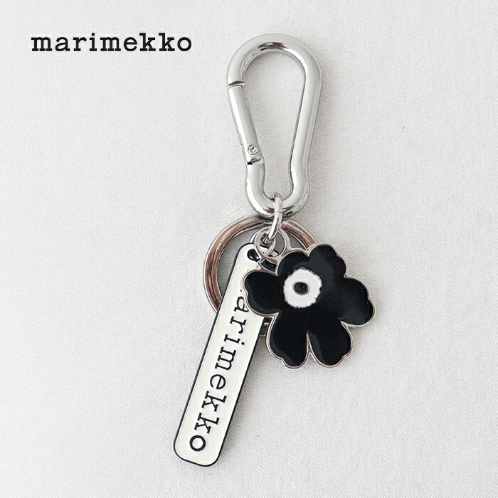 マリメッコ Puhallus II Unikko キーチェーン (52249293370) kioski Puhallus Ii Uni key Marimekko(小物) *送料無料* 【後払い決済不可】 *