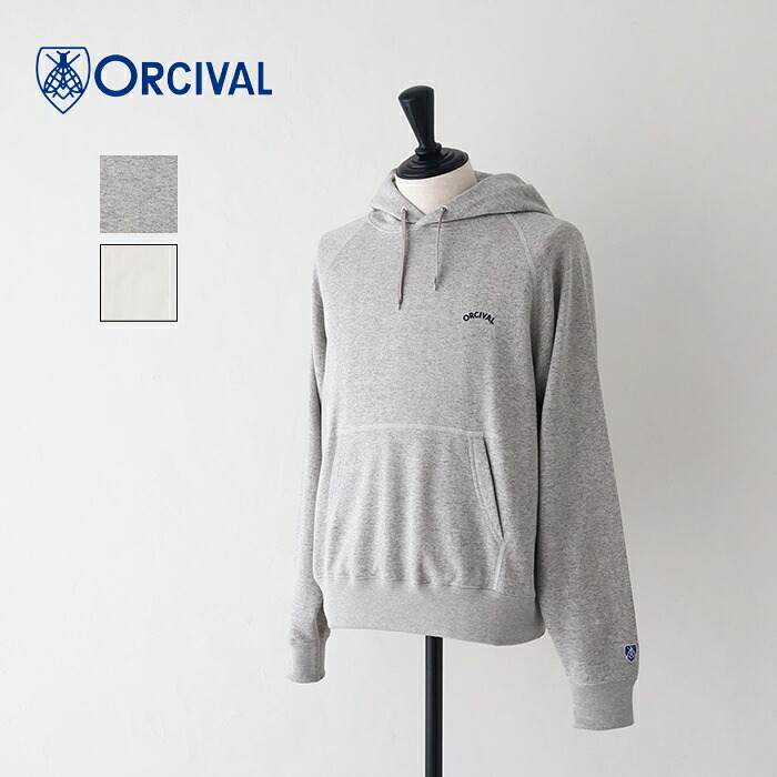 オーシバル コットン裏毛 フードプルオーバー (OR-C0432 MAZ) LIGHT FRENCH TERRY HOODED PULLOVER ORCIVAL(メンズ) *送料無料* 【後払い決済不可】 【ポイント10倍】ポイントアップ 4/10 14:00～4/14 1:59