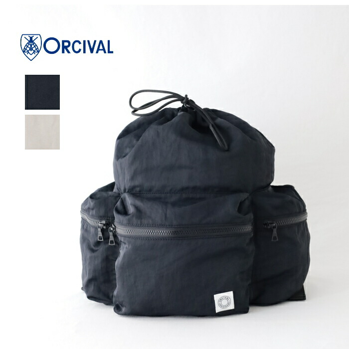 ギャザーリュックデイパック　オーチバル　Orcival キャメル　オーシバル　バックパック　 オーシバル &frasl;オーチバル&frasl;ORCIVAL ギャザーデイパック