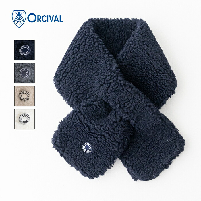 オーシバル ボアフリース マフラー (OR-H0262 BFF) BOA FREECE WOOL BOA SCARF ORCIVAL(小物) *送料無料* 【後払い決済不可】 *