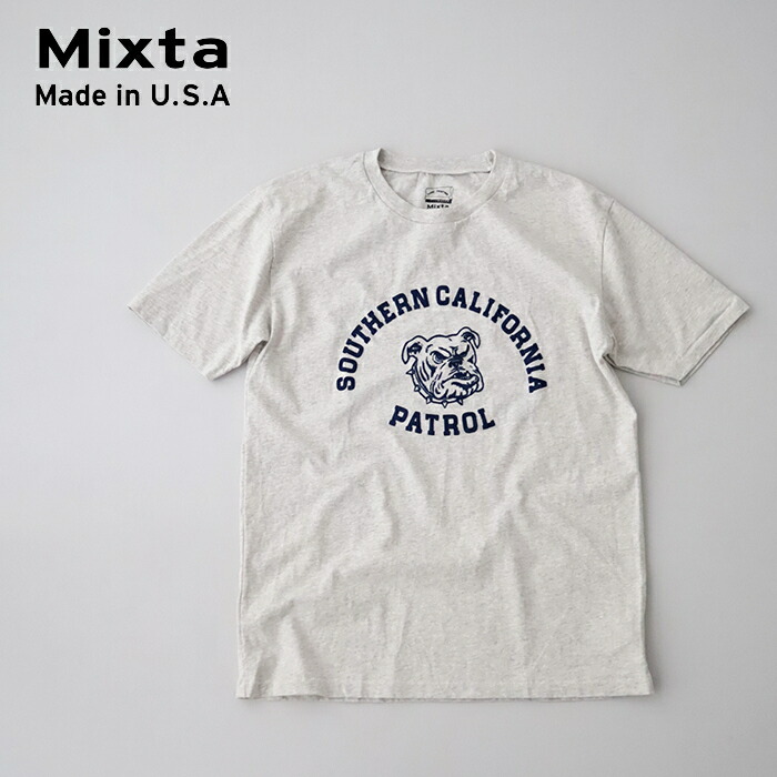 ミクスタ 刷り上げるティーシャツ/ SO CAL DOG (MXT1010008) PRINT S/S TEE / SO CAL DOG Mixta(メンズ) *貨物輸送無料*【後ばらい決済不可】【尖んがり10倍】百貨店SALE 6/4 20:00～6/11 1:59