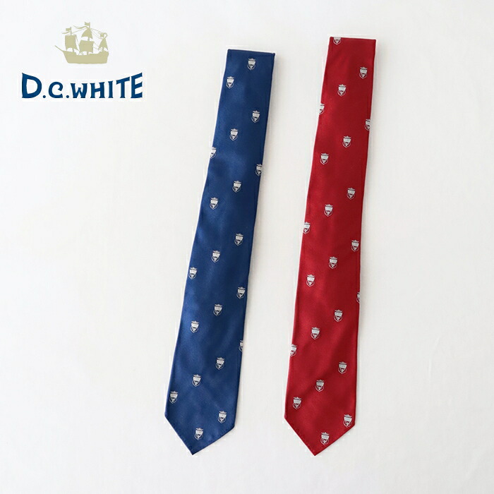 ディーシーホワイト クラブタイ クレスト (D243954) CLUB TIE Crest D.C.WHITE(小物) *送料無料* 【後払い決済不可】 【ポイント10倍】ポイントアップ 4/17 14:00～4/24 1:59