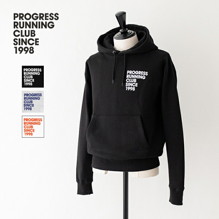 プログレスランニングクラブ 1998フーディー (PRC-24AW 07/PRC-25AW 02) 1998 HOODIE PROGRESS RUNNING CLUB(メンズ) *送料無料* 【後払い決済不可】 【ポイント10倍】お買い物マラソン 4/4 20:00～4/10 1:59