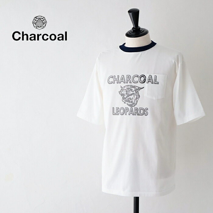 チャコール オリジナルチャコール×アメリカーナ レオパーズ Poc Tシャツ (25-02-1-049) OC x Ame Leopards Poc T Charcoal TOKYO(メンズ) *送料無料* 【後払い決済不可】 【ポイント10倍】ポイントアップ 4/10 14:00～4/14 1:59