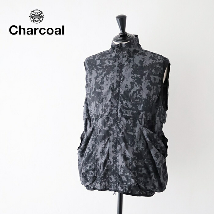 チャコール シェルテック×ボンジュール アンプリメ フルジップベスト (25-69-6-053) ST x BI F/Zip Vest Charcoal TOKYO(メンズ) *送料無料* 【後払い決済不可】 【ポイント10倍】お買い物マラソン 4/4 20:00～4/10 1:59