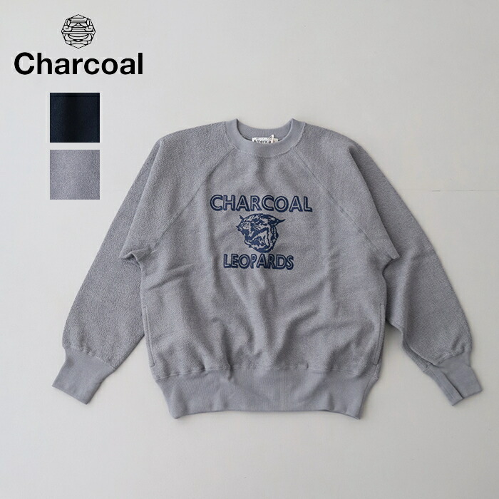 濃灰色 OC x Ame Leopards Sweat (25-02-1-533) OC x Ame Leopards Sweat Charcoal TOKYO(レディース/メンズ) *貨物輸送無料*【後ばらい決済不可】【尖んがり10倍】百貨店SALE 6/4 20:00～6/11 1:59