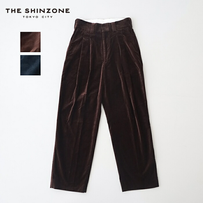 シンゾーン ORGANIC VELVET TOMBOY PANTS (25AMSPA07) ORGANIC VELVET TOMBOY PANTS THE SHINZONE(レディース) *送料無料*【後払い決済不可】【ポイント10倍】ポイントアップ 7/21 12:00～7/26 1:59｜PLUS USP 22,330円
