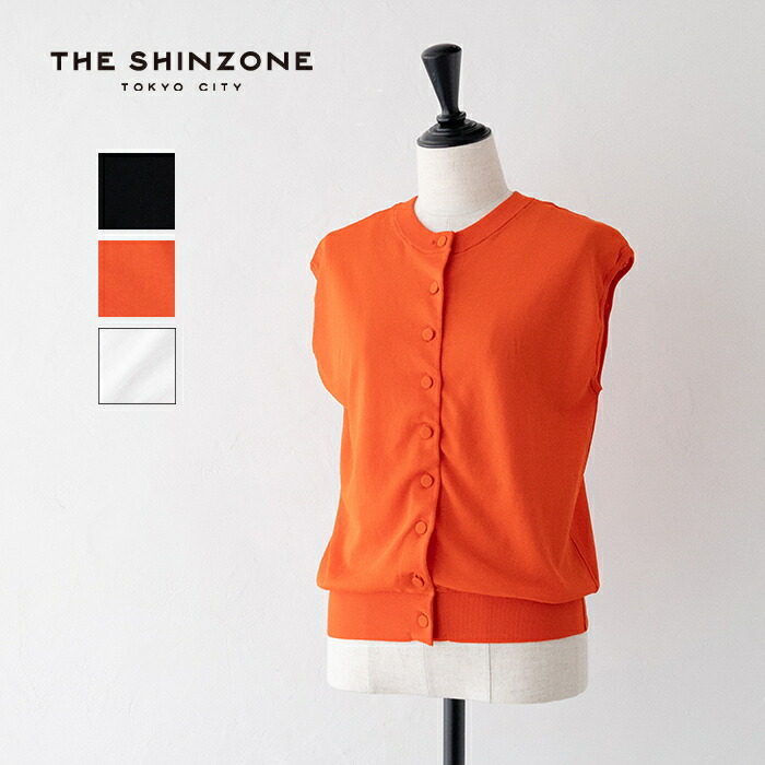 シンゾーン アイスコットン スリーブレストップ (25MMSNI05) ICE COTTON KNIT SLEEVELESS TOP THE SHINZONE(レディース) *送料無料* 【後払い決済不可】 【ポイント10倍】ポイントアップ 4/17 14:00～4/24 1:59