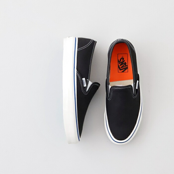 ヴァンズ スリッポン48甲板DX (VN0005UPBLA) SLIP-ON 48 DECK DX VANS(レディース/メンズ) *貨物輸送無料*【信用販売決済不可】【尖んがり10倍】百貨店SALE 6/4 20:00～6/11 1:59