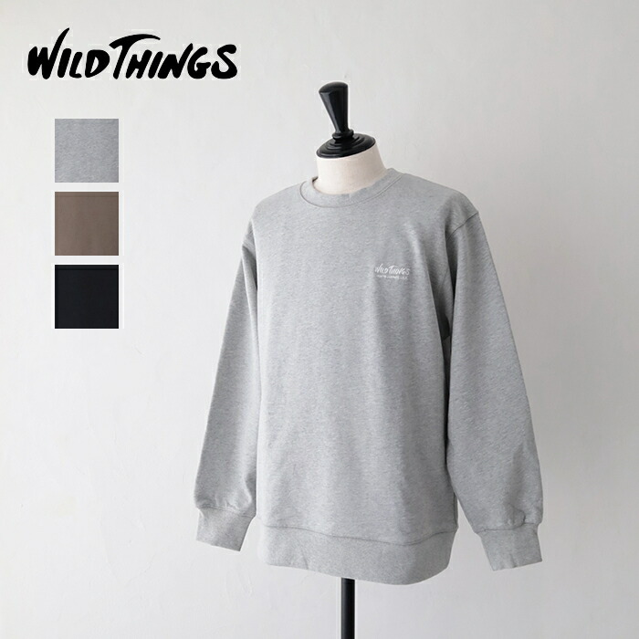 ワイルドシングス スウェットクルー (WT25133IS) SWEAT CREW WILD THINGS(レディース/メンズ) *貨物輸送無料*【後ばらい決済不可】【尖んがり10倍】百貨店SALE 6/4 20:00～6/11 1:59