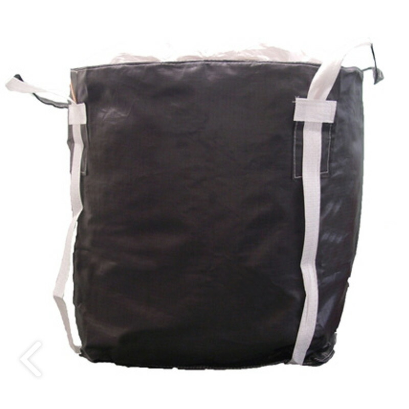 丸型フレコンバッグ 10枚入 1100KHR-BW 1000L 耐荷重1000kg 目が粗い 水切り可能 工事 土木 米 麦 籾殻 もみがら 収穫 ふくなが 代引不可