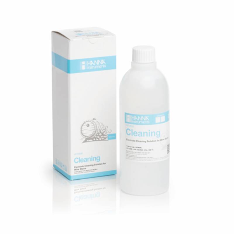 電極洗浄液 ワイン用 染み 除去 ボトル入り HI 70636L 500mL pH電極 ORP電極 ハンナ カ施 代引不可