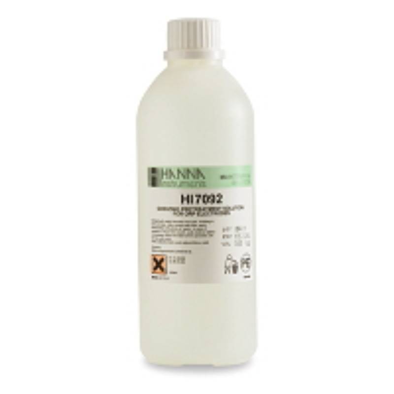 ORP燻す用前取り計らう液 瓶入り口・入口 HI 7092L 500mL 位置づける 電極 ハンナ カ施 代引不可