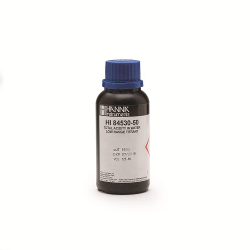 総酸度測定器用 低濃度用滴定液 HI 84530-50 120ml 試薬 自動滴定器 ハンナ カ施 代引不可 6,803円