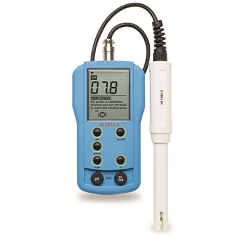 ポータブルpH/ EC/ TDS/ ℃計 HI 9811-51 0.0 ~ 70.0℃ pH計 ORP計 測定 計測 ハンナ カ施 代引不可|プラスワイズ建築店