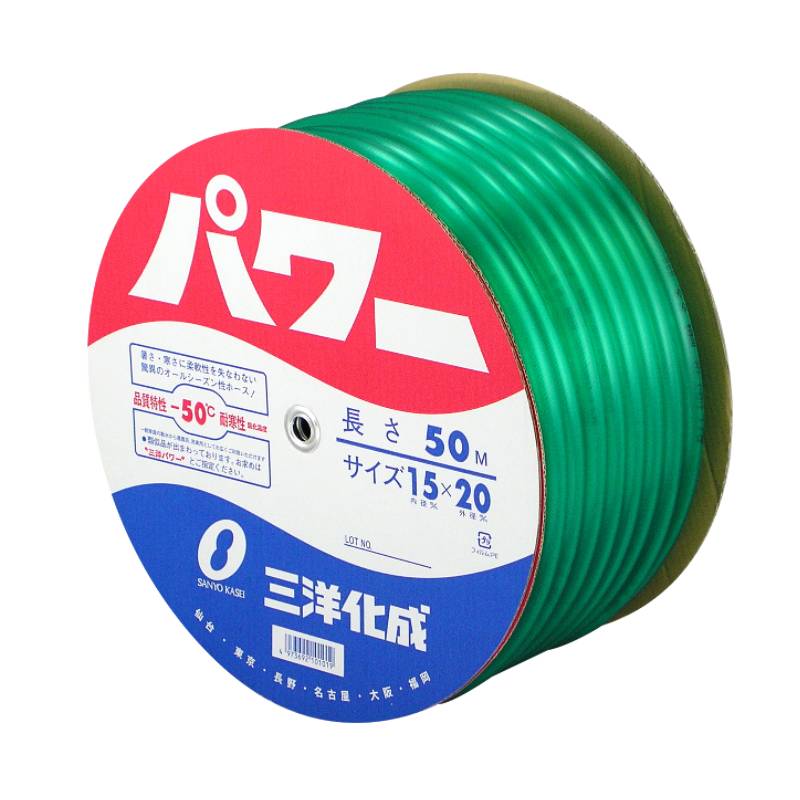 力強さ導管 30m 口径32粍 外径38粍 PW-3238D30G 緑であること 目覚ましい当て嵌める剪断応力0.10Mpa 耐寒導管 単層管熱電子管 三洋化成 吉K 代引不可