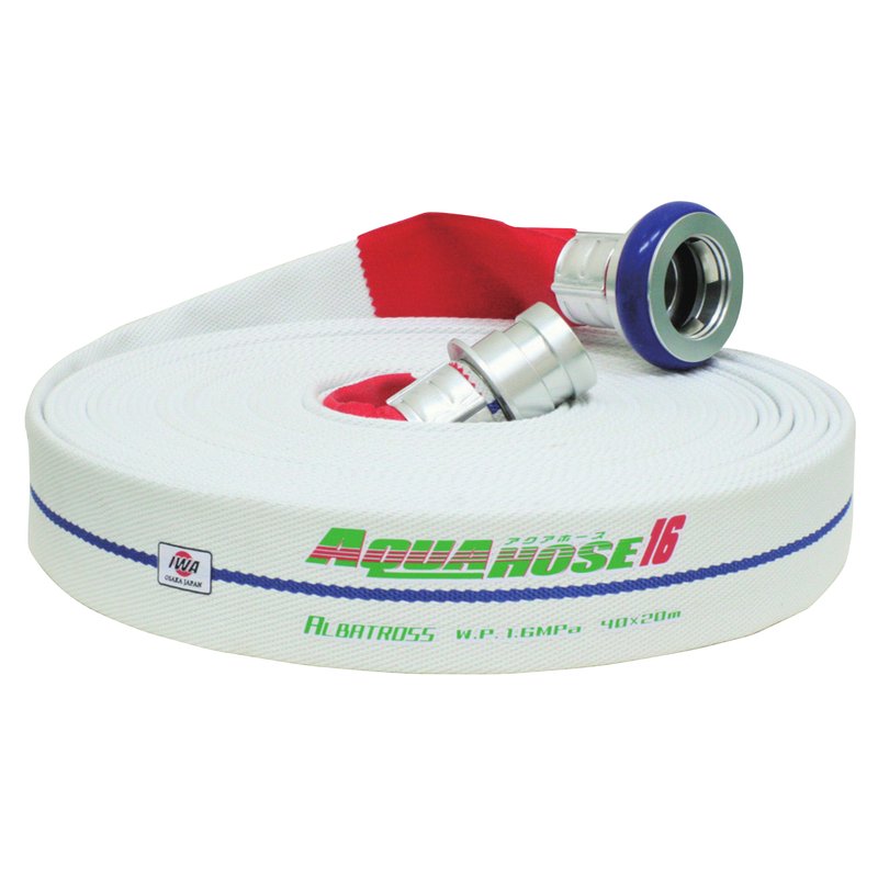 軽量ホース アルバトロス 65×20m 1.6MPa アルミ製 町野付 01ALB6520A-K 消防 防災 災害 火事 火災 消火 散水 農水 岩崎製作所 代引不可 個人宅配送不可 12,713円