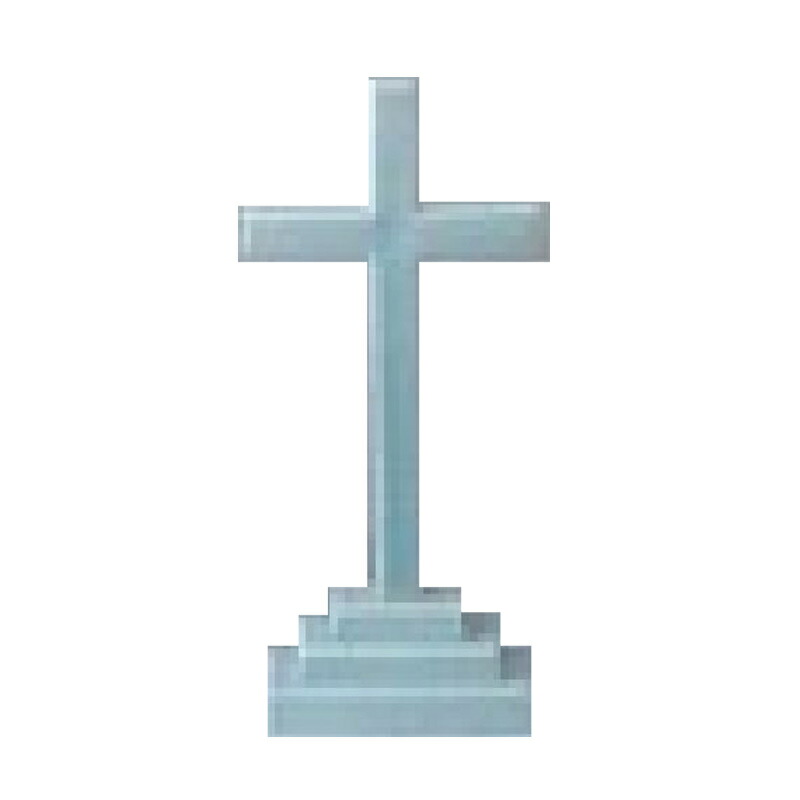 仏具青磁キリスト 十字架 13011 和柄 日本 絵 画 仏前 葬祭 葬式 Funeral 骨 葬儀 マイ骨つぼ T陶 代引不可