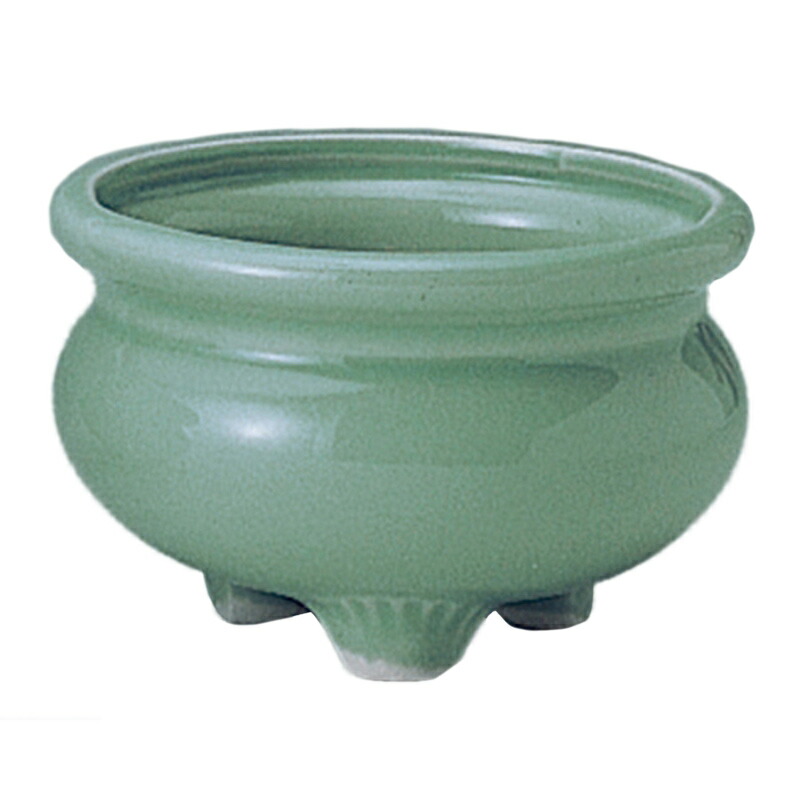 香炉　三本脚 A24．初代須賀松園 三つ足獅子蓋香炉 - 高岡銅器展示館