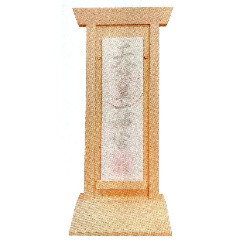 神棚 神所 かむどころ 木曽ひのき NO.646 巾17×高35×奥行12cm 神様 神具 榊 お供え物 祈祷 御神木 祀り 納め 奉納 早川産業 代引不可