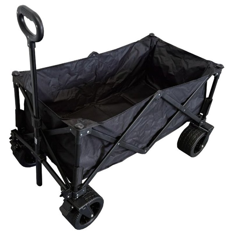 大容量 キャリーカート 黒 キャリーカート 120kg 135L 4輪ワイドキャスター モノタロウ