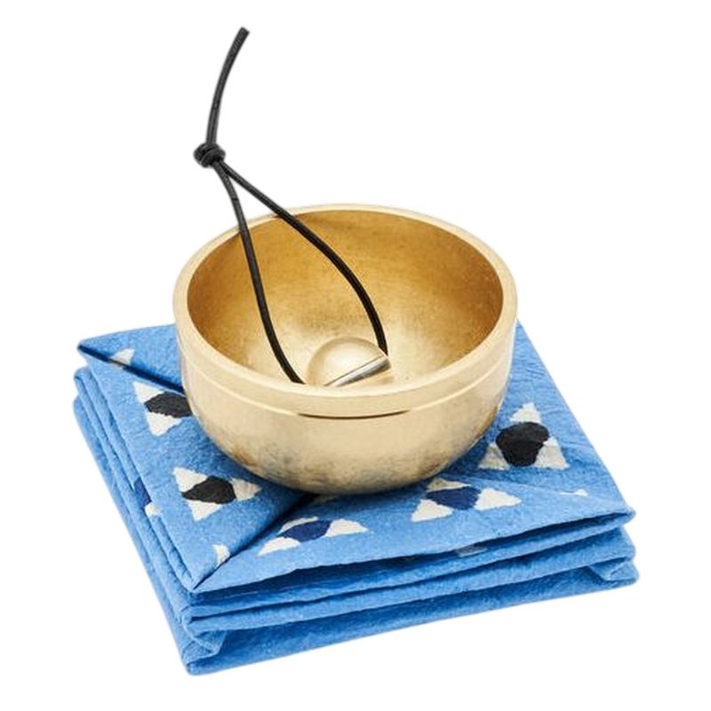 おともりん 雨晴 差しわたし46×高さ25粍 仏具 後飾りつけ 葬祭 装置 仏前 日本製 葬祭 慰霊 葬儀式 久乗おりん 山口久乗 D