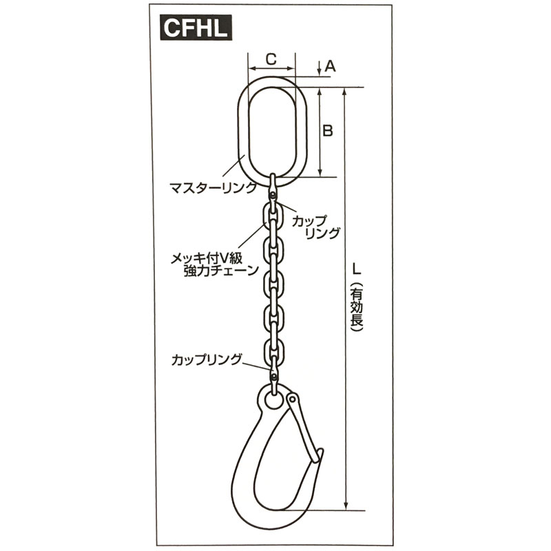 送料無料 非冷凍品同梱不可 スリーエッチ(Hhh Manufacturing) チェーン