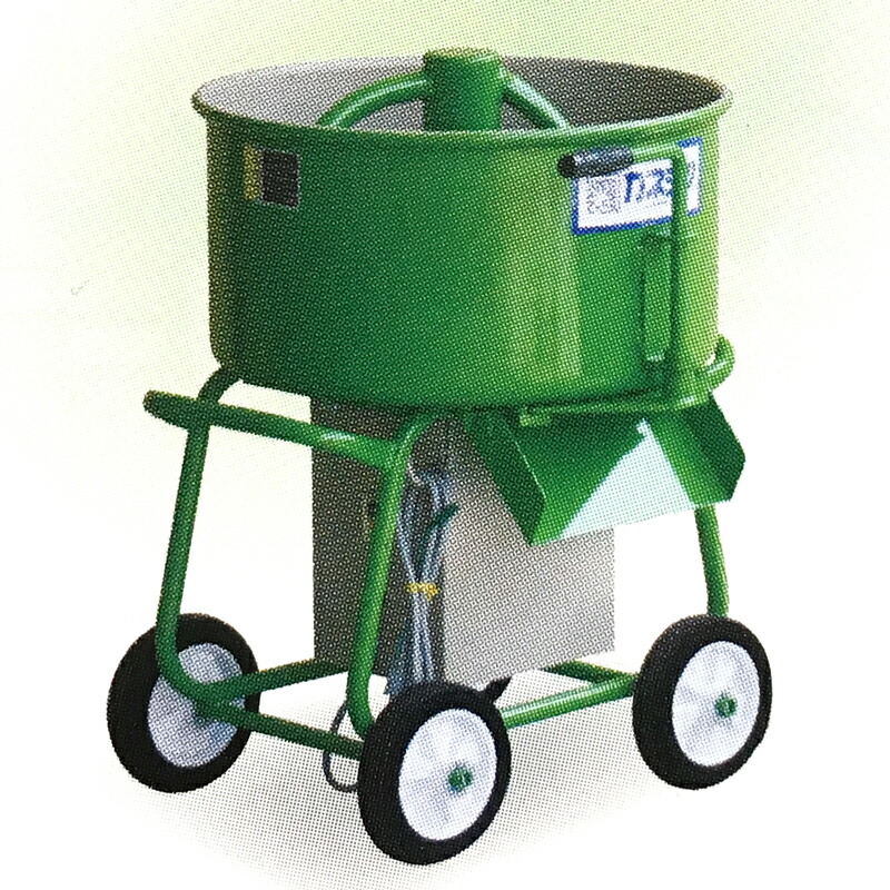 楽天市場】モルタルミキサー ちび太郎 シューター付 容量45L 200W