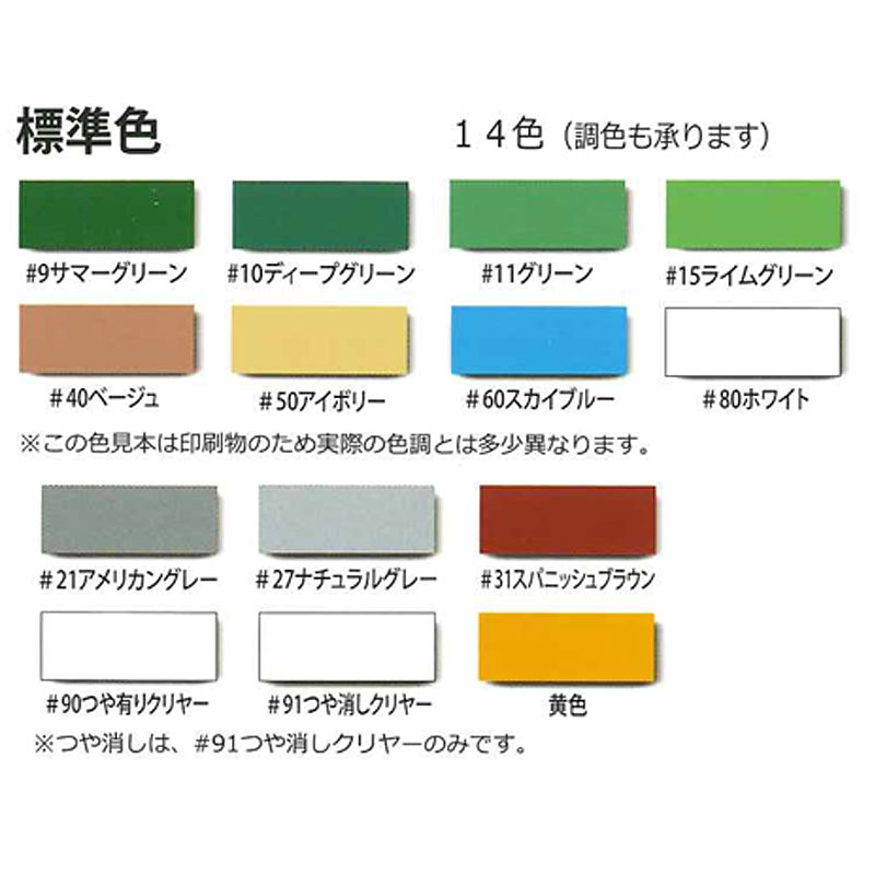 床用塗料 フロアトップアクアフォルティス 黄色 アトミクス 耐候 倉庫