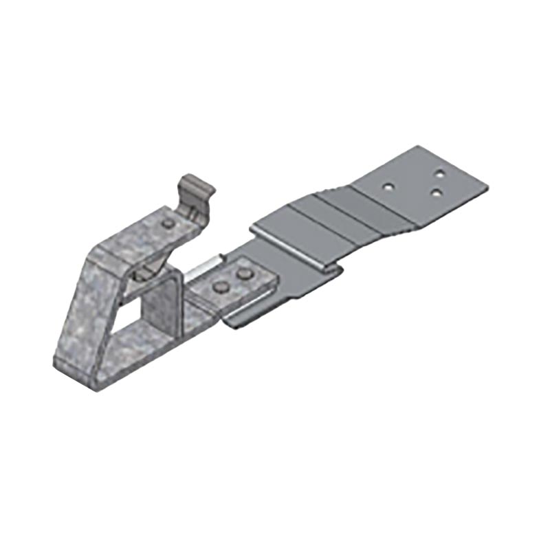 バネ式S型アングル止 3&times;40 50巾 50個入 ドブ ブラック 3327094 平葺 先付 アングル用 ニイガタ製販 H｜プラスワイズ建築店