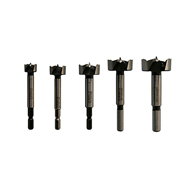 STAR-M No.600 ウェーブカッター Aセット 15・20・25・30・35mm 600-SA [木材はもちろん、竹への穴あけもきれい！] スターエム 三冨D