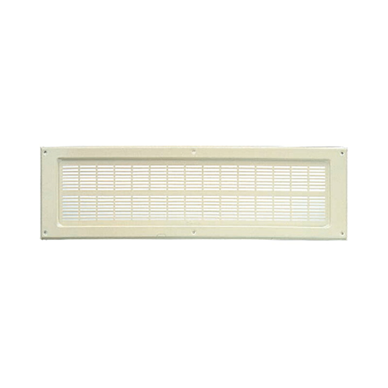 【代引不可】【20枚】軒裏風通し口 S印字機 食べ物屋のみ(ダンパー(FD)なし) 137×454粍 象牙色 LN-137S [軒上昇限度に取付ける風通し鉄器] 502000 カネシン アM