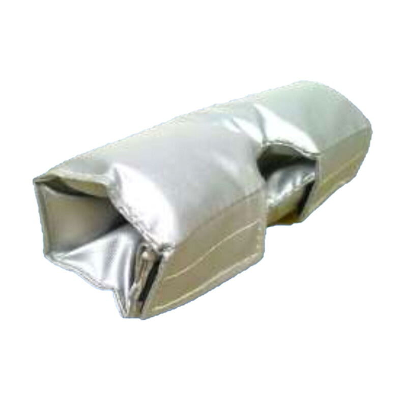 配管工業保温材 ファインジャケット 10K-250A-270x270-15径 三方管 省エネ型 飾り気の無い 着脱 クロスメディア ハザンS 代引不可