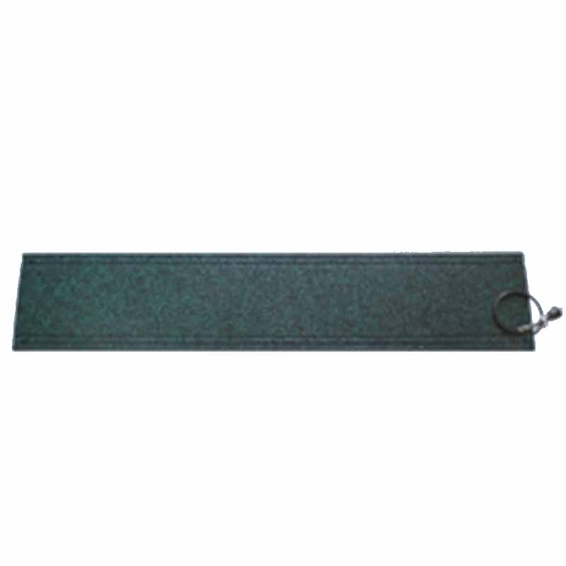 溶解つや消し 上がり段用L 300x1500x20 M13015GB 透水ゴムチップマット 座布団 上滑り打ちきり ハート形 アラオ 代引不可