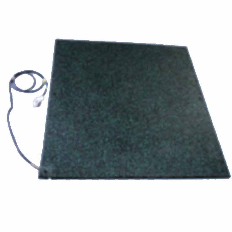 溶解つや消し 部屋の入り口用M 900x1000x20 M19010GB 透水ゴムチップマット 座布団 上滑り打ちきり ハート形 アラオ 代引不可