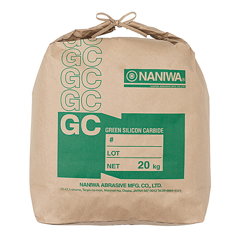 サンドブラスト用砂 GC砂 字彫り用 N見澄ます ＃600 20kg 微粉 高純度緑であること炭化ケイ素質みがき上げる剤 石 ナニワ 三冨 代引不可
