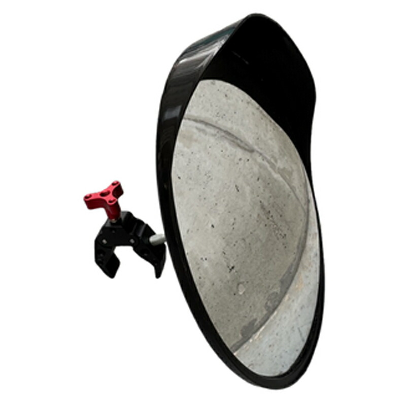 マルチカーブミラー AR-4308-2 直径300mm 720g フォークリフト 工場内安全鏡 アラオ 代引不可