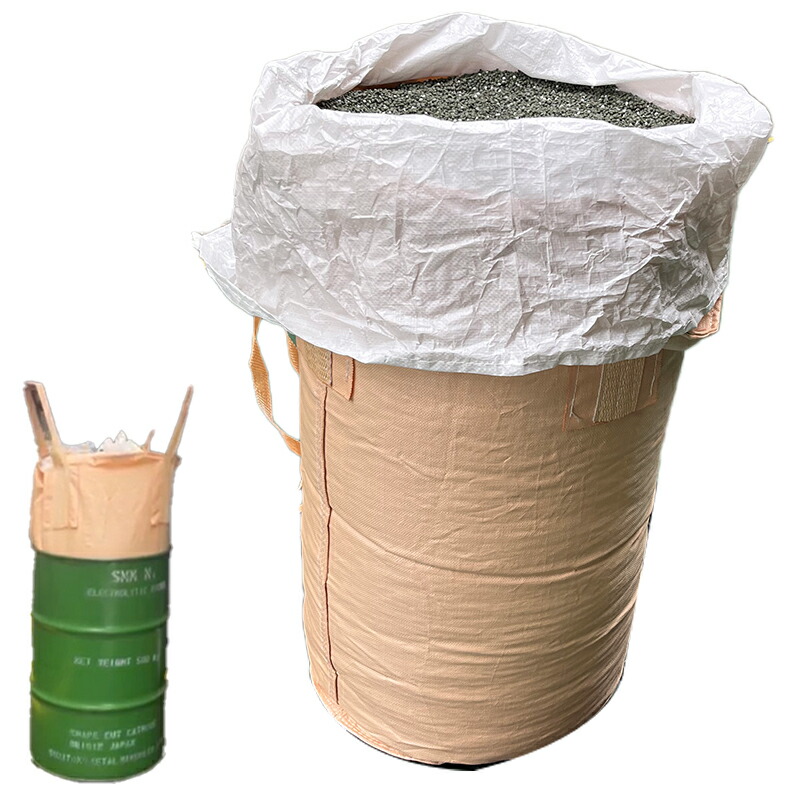 ドラム缶用フレコンバッグ 10枚入 丸型 Drum930KR 220L 直径550x930mm 全開投入口 ドラム缶がスタンド 工事 土木 収穫 ふくなが 代引不可