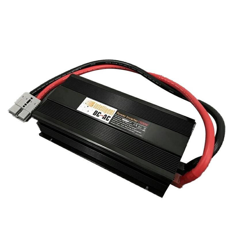 DC/ACインバーター SP-1500/48V SB175コネクター 接続ケーブル付属 連続1500W出力 DC48VからAC100V変換 バッテリーフォークリフト用 家電 ふくなが 代引不可