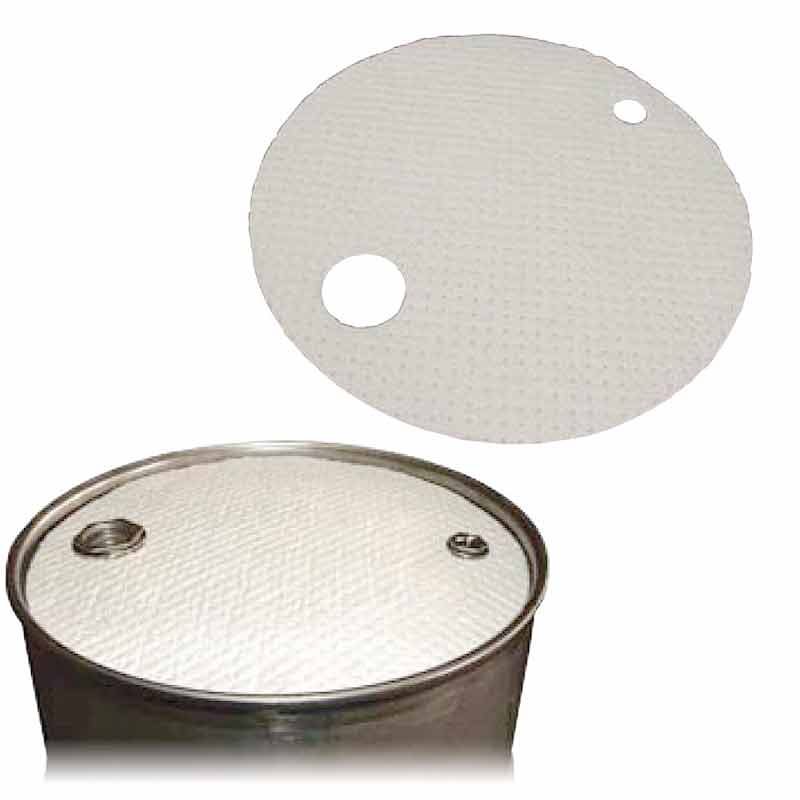 オイル シート 油吸着 材 ドラム缶 用 WHOD-55 直径 550mm 50枚入 油専用 天板への油の垂れ落ち 雨水不可 吸収 シート マット 橋K 代引不可 個人配送不可