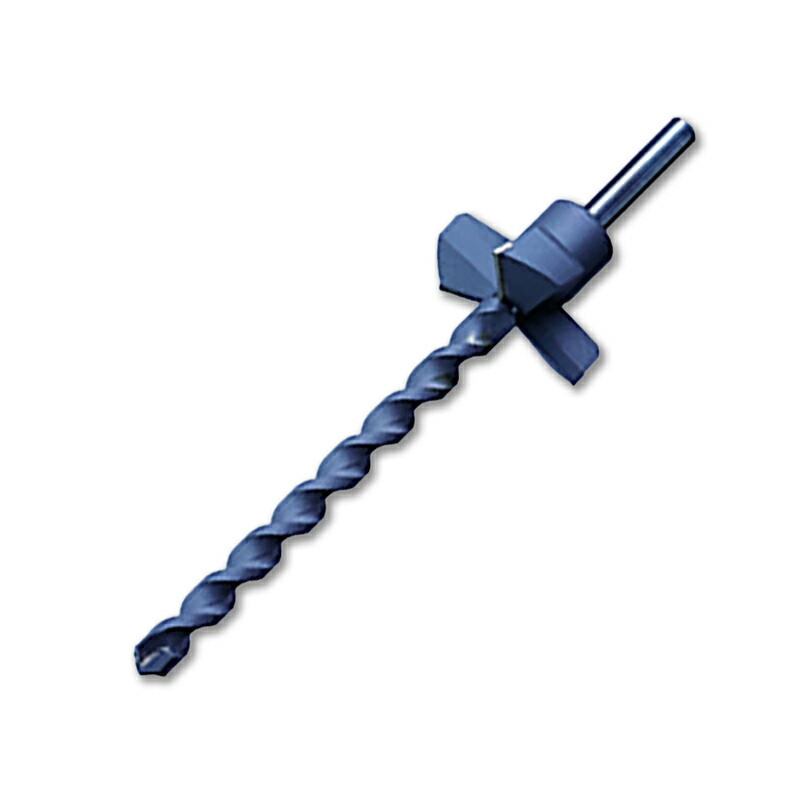 STAR-M No.80 ALC超硬 座掘錐 (ドリル×カッター) 13×55mm 三本溝軸10mm 80T-1355 ALC材(軽量気泡コンクリート) への座掘作業に スターエム 三冨D